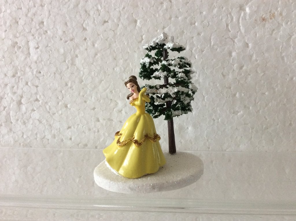 Disney Belle en het Beest - mini beeldje - kerstdorp, Verzamelen, Ophalen of Verzenden, Assepoester of Belle, Zo goed als nieuw