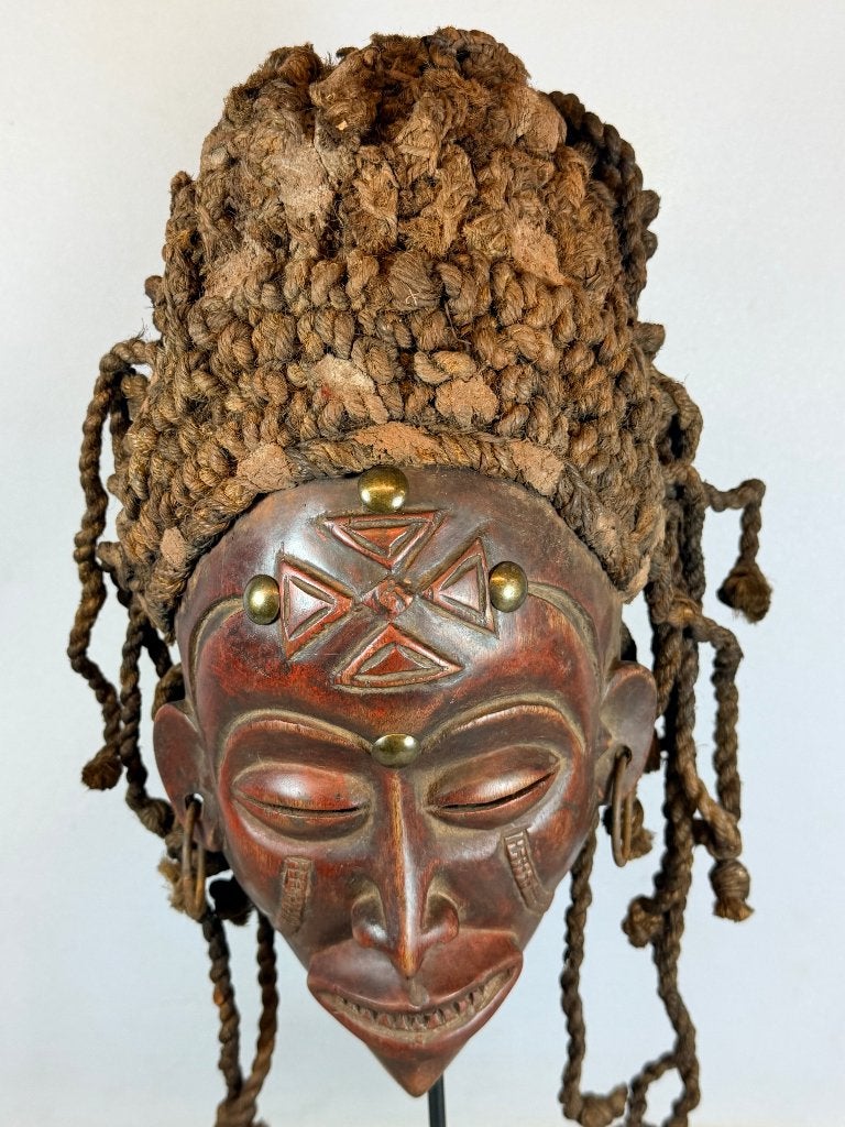 260728 - Afrikaans Mwana Pwo masker from the Chokwe - Congo., Ophalen of Verzenden