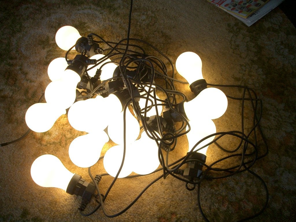 verlichting lamp kemakeur partyverlichting buitenverlichting, Tuin en Terras, Kunststof, Overige typen, Nieuw, Ophalen of Verzenden