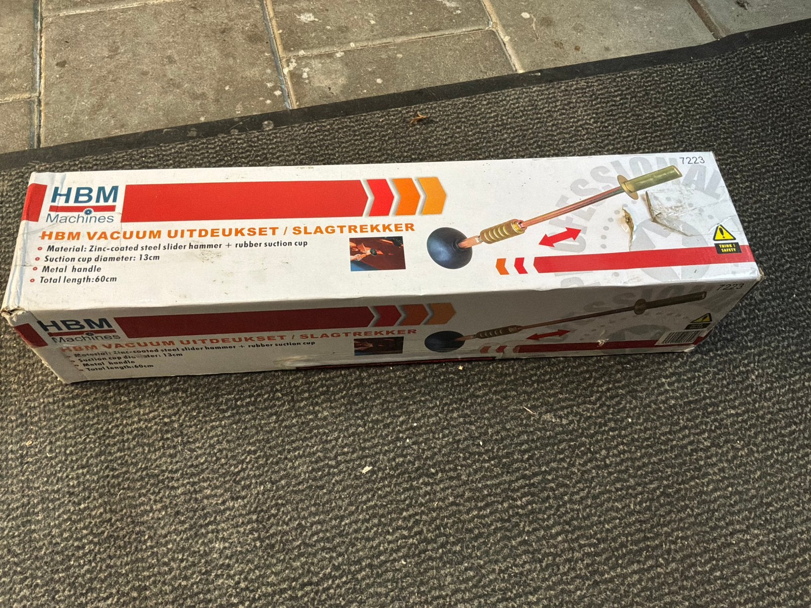 HBM Vacuum uitdeukset/ slagtrekker, Ophalen, Nieuw