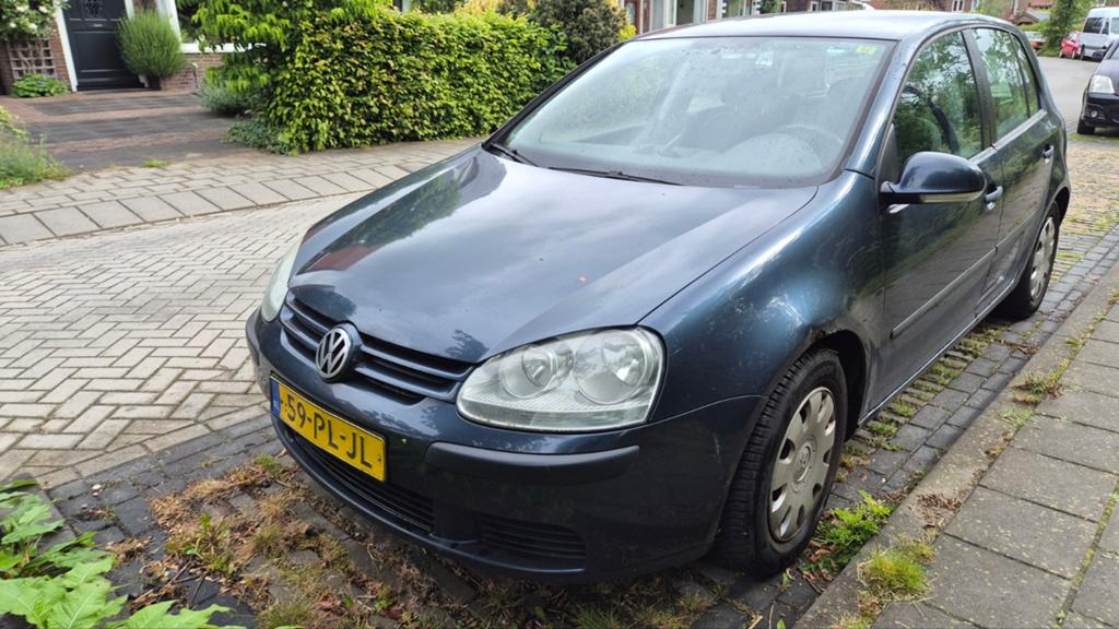 Volkswagen Golf 1.4 16V 55KW 5D 2004 Blauw, Auto's, Volkswagen, Voorwielaandrijving, 74 pk, 4 cilinders, Blauw