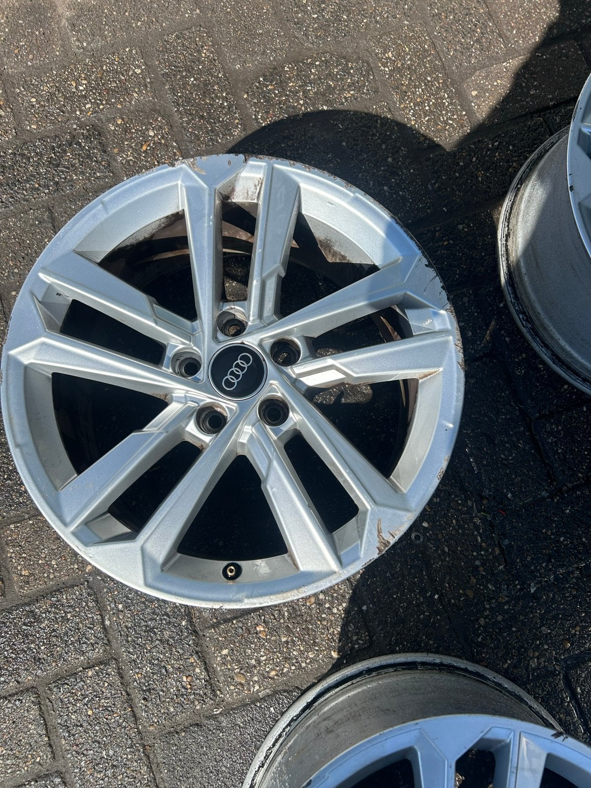 4X Originele Audi A3 17 inch velgen ET46 8.0jx17, Ophalen, Gebruikt, Velg(en), 17 inch