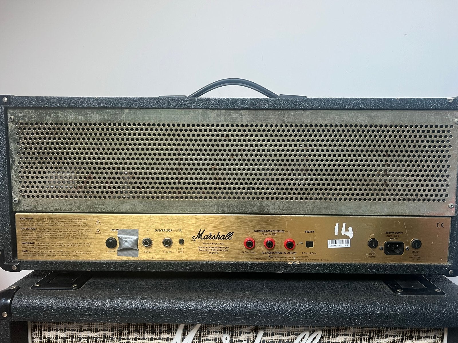 Marshall JCM 2000 DSL 50W, Ophalen, Gebruikt, Gitaar, 50 tot 100 watt