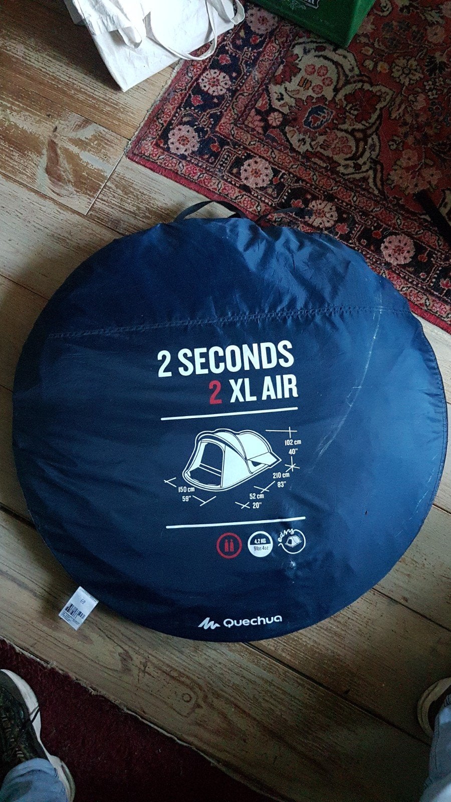 Pop up tent, Quechua, twee persoons., Ophalen, Gebruikt, Tot en met 2