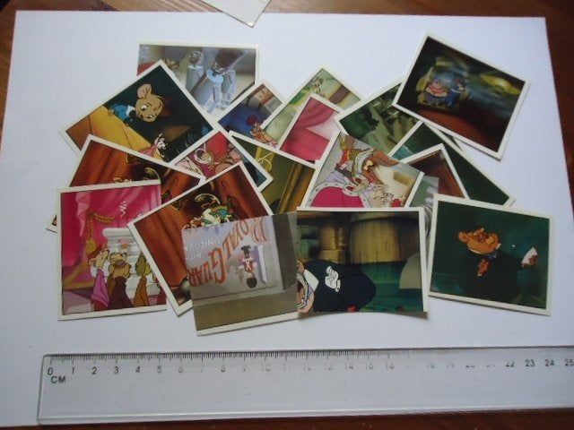sticker oud BASIL 1986 Panini Walt disney company cartoon, Verzenden, Zo goed als nieuw