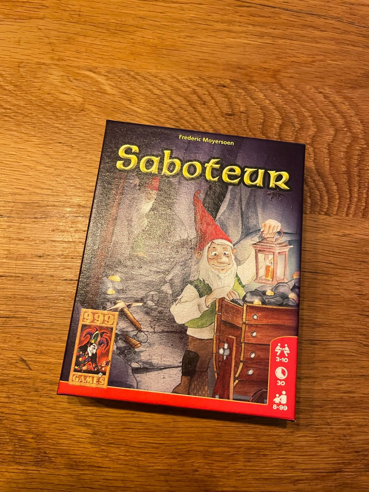 Saboteur kaartspel - Gloednieuw en ongebruikt, Drie of vier spelers, Ophalen, Nieuw