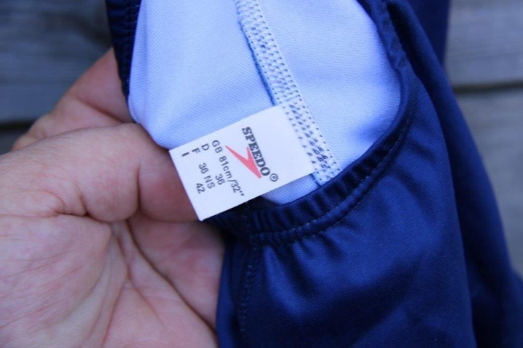 Badpak donkerblauw/ blauw Speedo mt 36 Vaste prijs, Blauw, Badpak, Zo goed als nieuw, Speedo