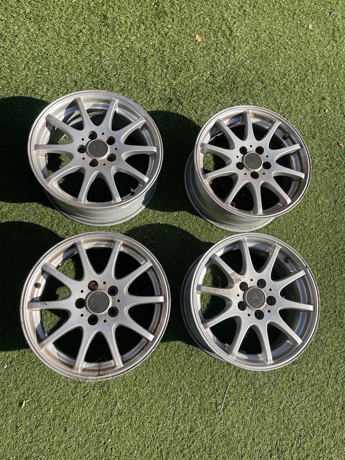 Set van 4  lichtmetalen 15 inch velgen, Ophalen, Gebruikt, Rover