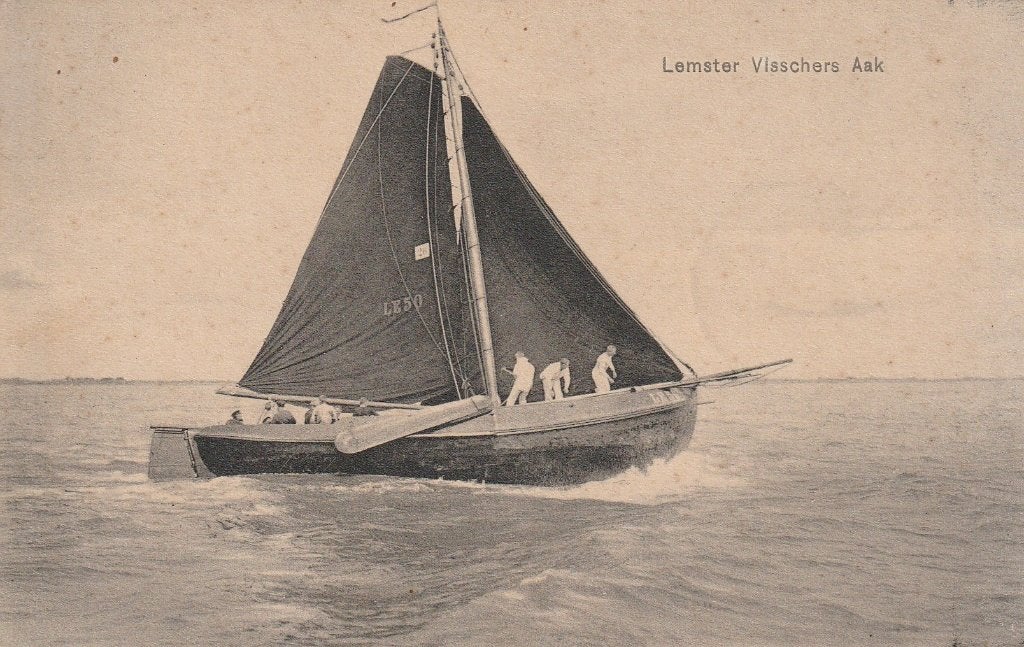 Lemmer - Lemster Aak, Ophalen of Verzenden, Voor 1920, Gelopen, Friesland