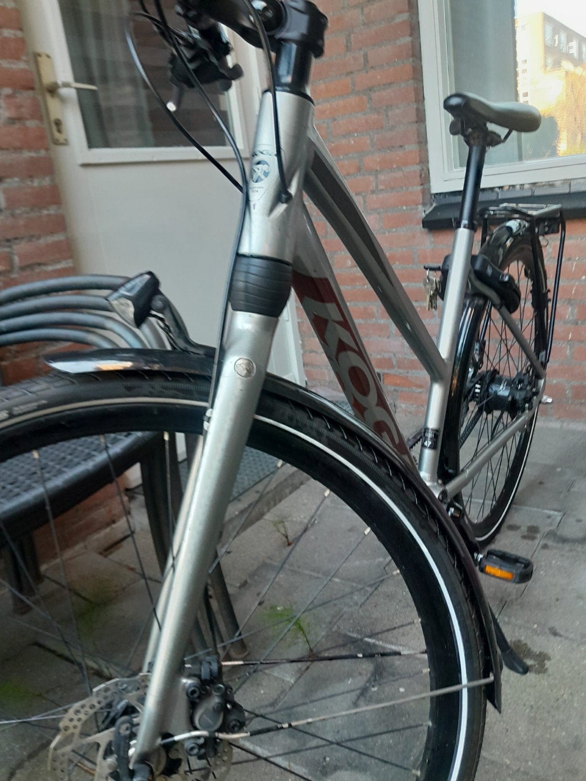 Koga F3 4.0 Damesfiets met riem en remschijven, Fietsen en Brommers, 53 tot 56 cm, Versnellingen, Zo goed als nieuw, Schijfrem