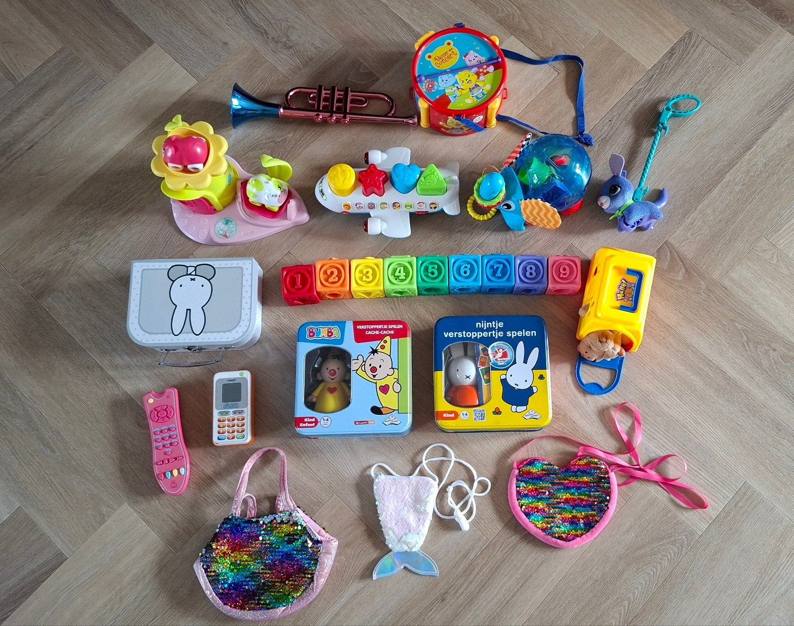 Grote speelgoedset voor baby's en peuters, Ophalen of Verzenden, Gebruikt, Overige typen, Met licht