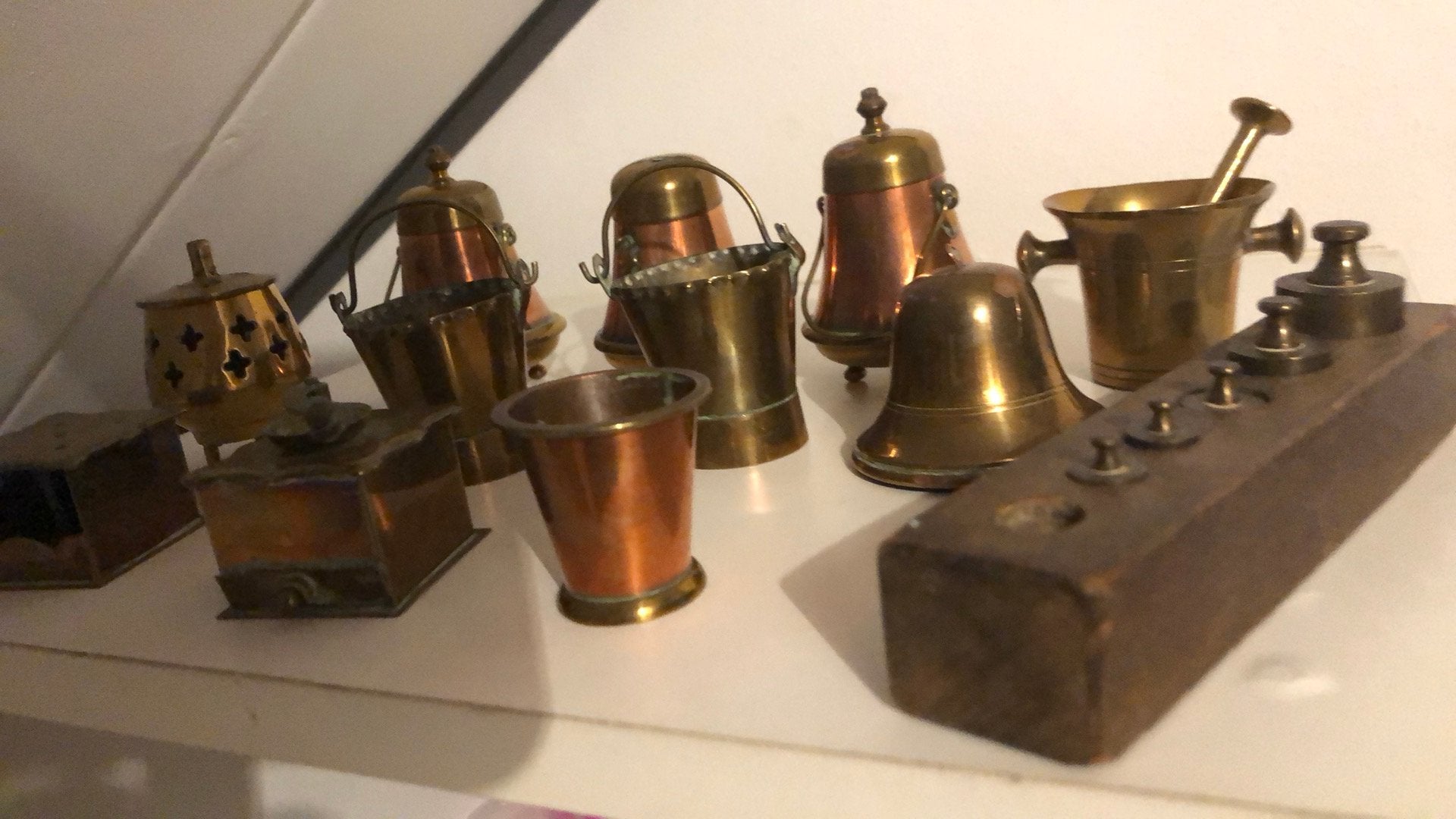 Koperen miniatuurtjes., Antiek en Kunst, Antiek | Koper en Brons, Ophalen