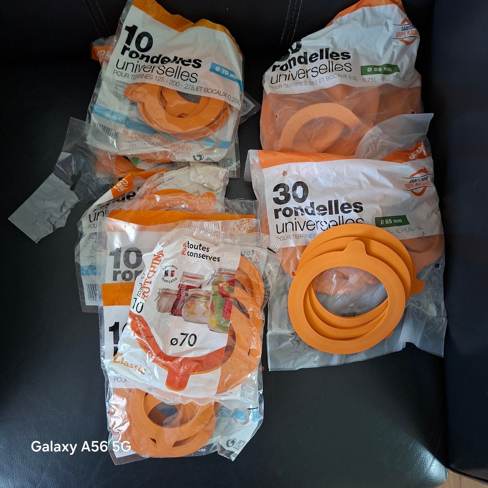 Inmaakringen voor weckpotten - Diverse maten, Huis en Inrichting, Ophalen, Overige typen, Nieuw, Rubber/elastomeren