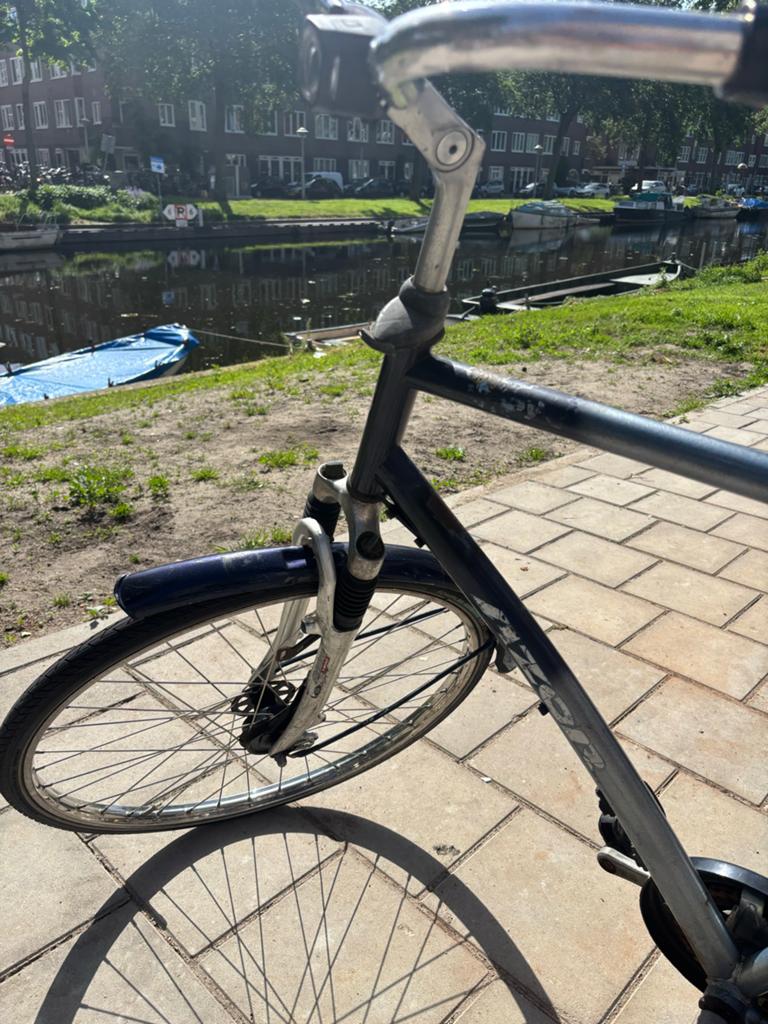 AZOR herenfiets - ideaal voor in de stad, Overige merken, Terugtraprem, Gebruikt, Ophalen of Verzenden