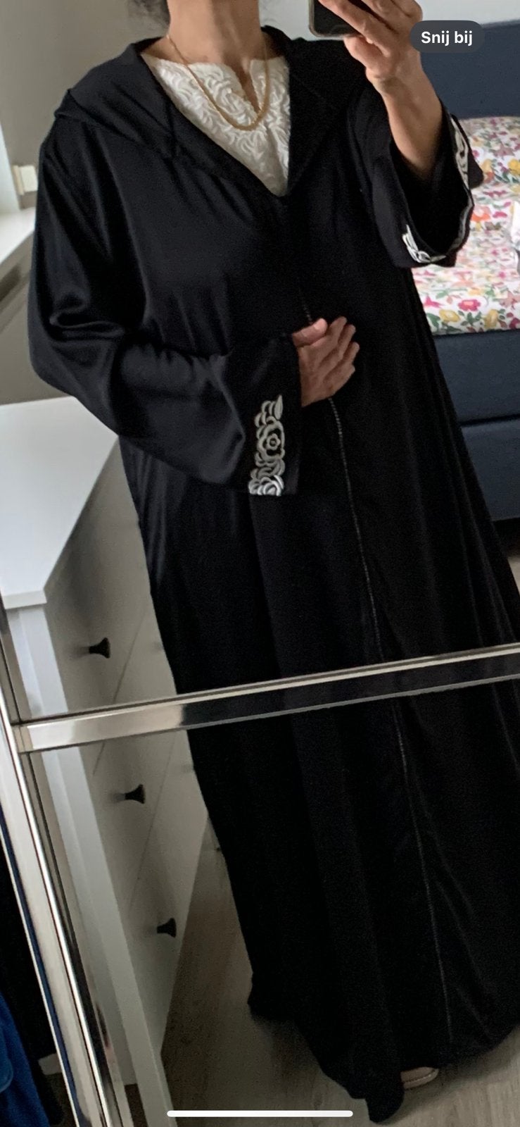 Nieuw 2delig jlaba/kaftan, maat S/XL, Ophalen of Verzenden, Nieuw, Zwart, Overige typen