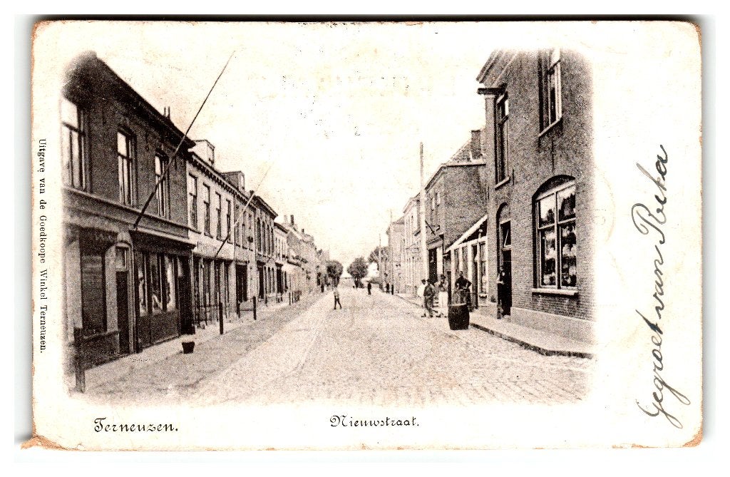 Terneuzen, Nieuwstraat, Verzenden, Voor 1920, Gelopen, Zeeland