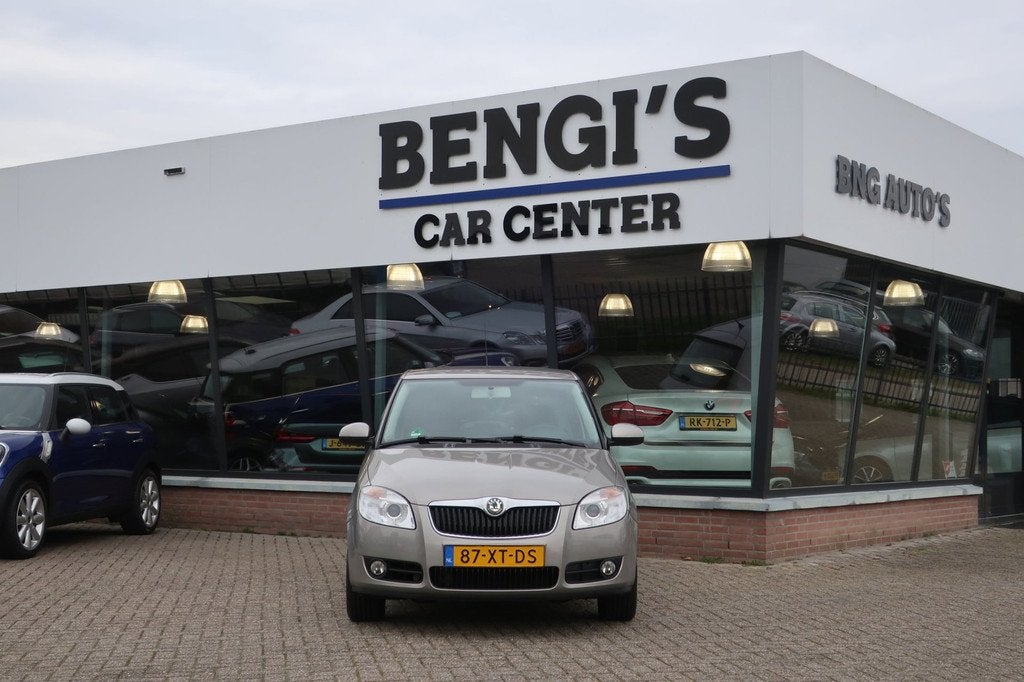 Skoda Fabia 1.4-16V Ambiente 2e EIG_AIRCO_CRUIS_5-DEURS _NAP, Auto's, Voorwielaandrijving, 4 cilinders, Beige, Origineel Nederlands