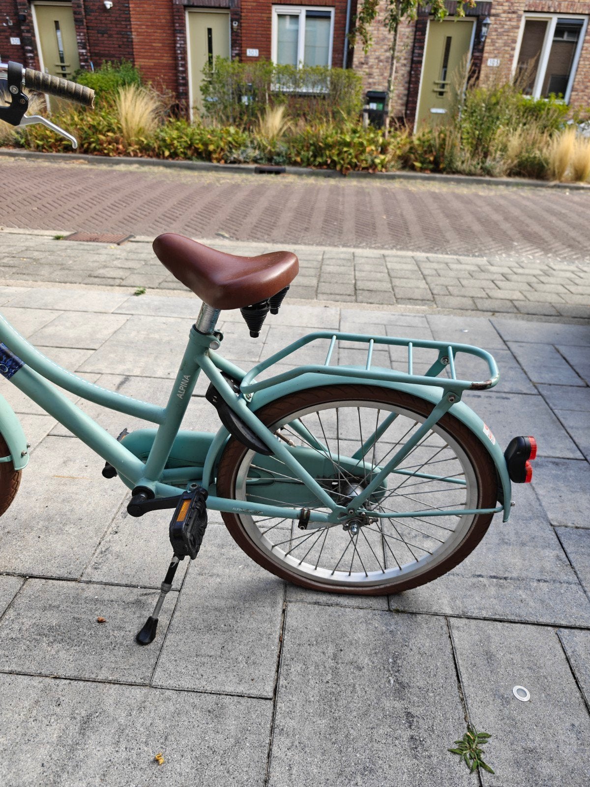 Alpina Cargo Meisjesfiets 20 inch - Lichtblauw, Fietsen en Brommers, Ophalen, Terugtraprem, Gebruikt, Alpina
