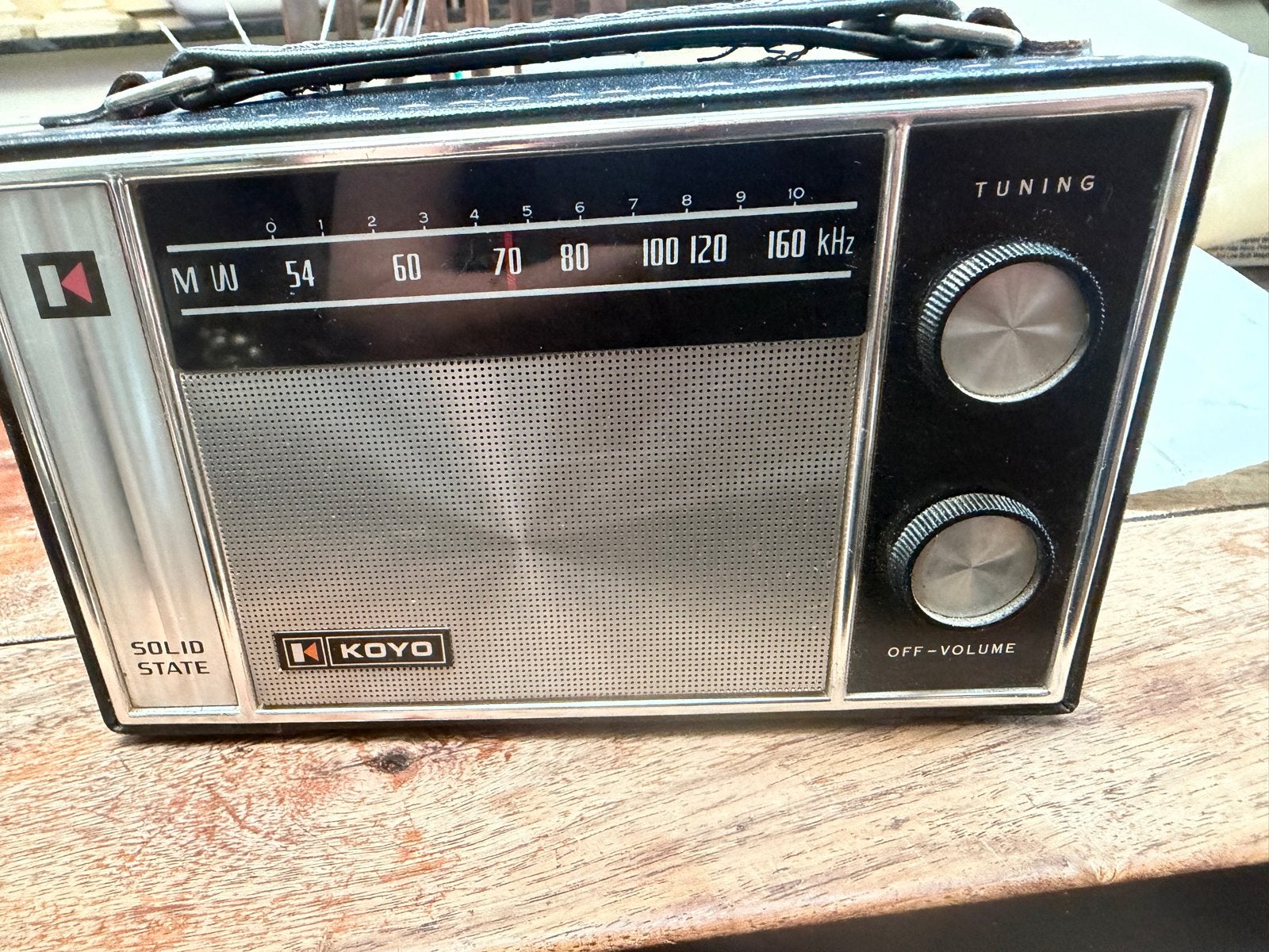 Koyo vintage radio - Solid State - Draagbaar, Ophalen, Gebruikt, Radio