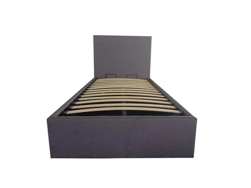 Qina opbergbed 1-persoons - Grijs, Huis en Inrichting, Niet ingevuld, Niet ingevuld, Niet ingevuld