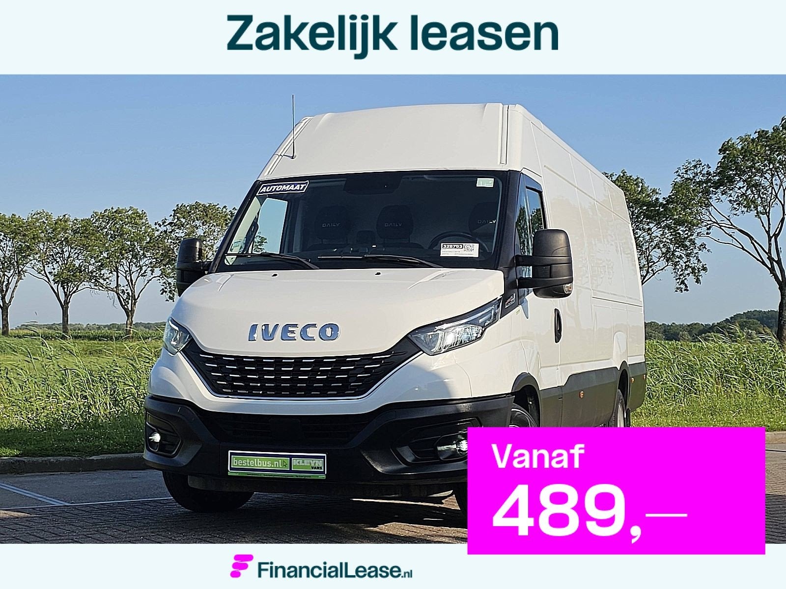 IVECO DAILY 35C18 ac automaat euro6, Automaat, Gebruikt, Euro 6, 4 cilinders