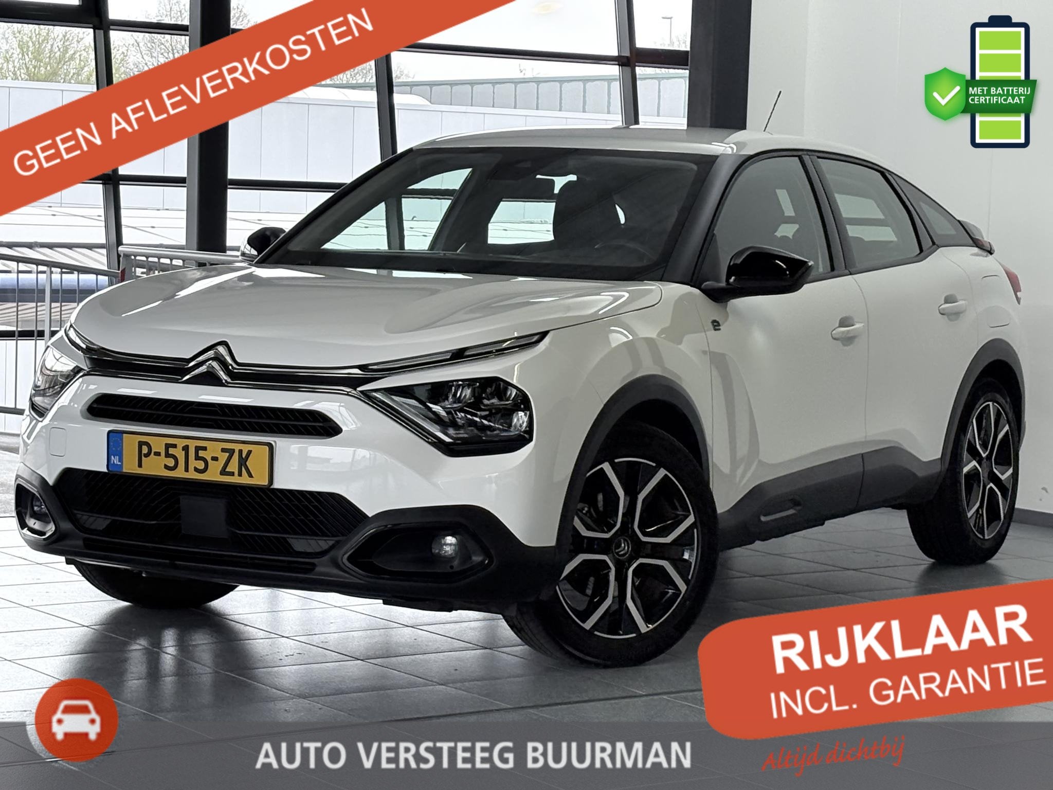 Citroen Ë-C4 Feel Pack 50 kWh Keyless Entry en Start, Parke, Auto's, 12 maanden, 136 pk, Gebruikt, 357 km