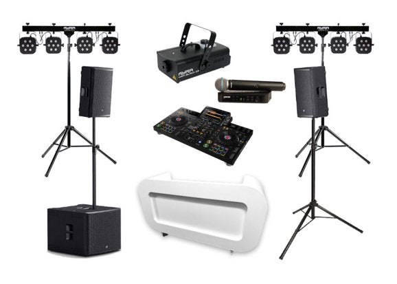 DJ-Feestset klein te huur! Complete licht & guidsset., Ophalen, Nieuw, Overige