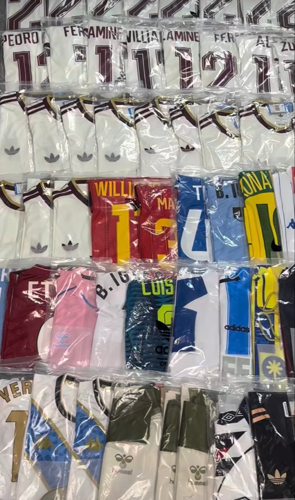 Voetbalshirts Diverse clubs en maten met koper bescherming, Meerkleurig, Nieuw, Overige maten, Ophalen of Verzenden