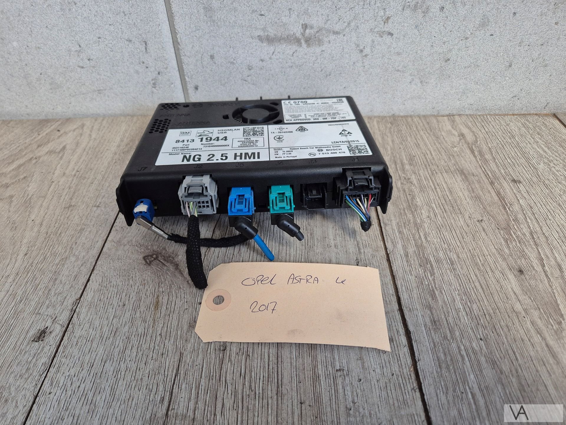 Navigatie module NG van Opel Astra K 2015 - 2021 84131944, Auto-onderdelen, Gebruikt, -, -, Opel