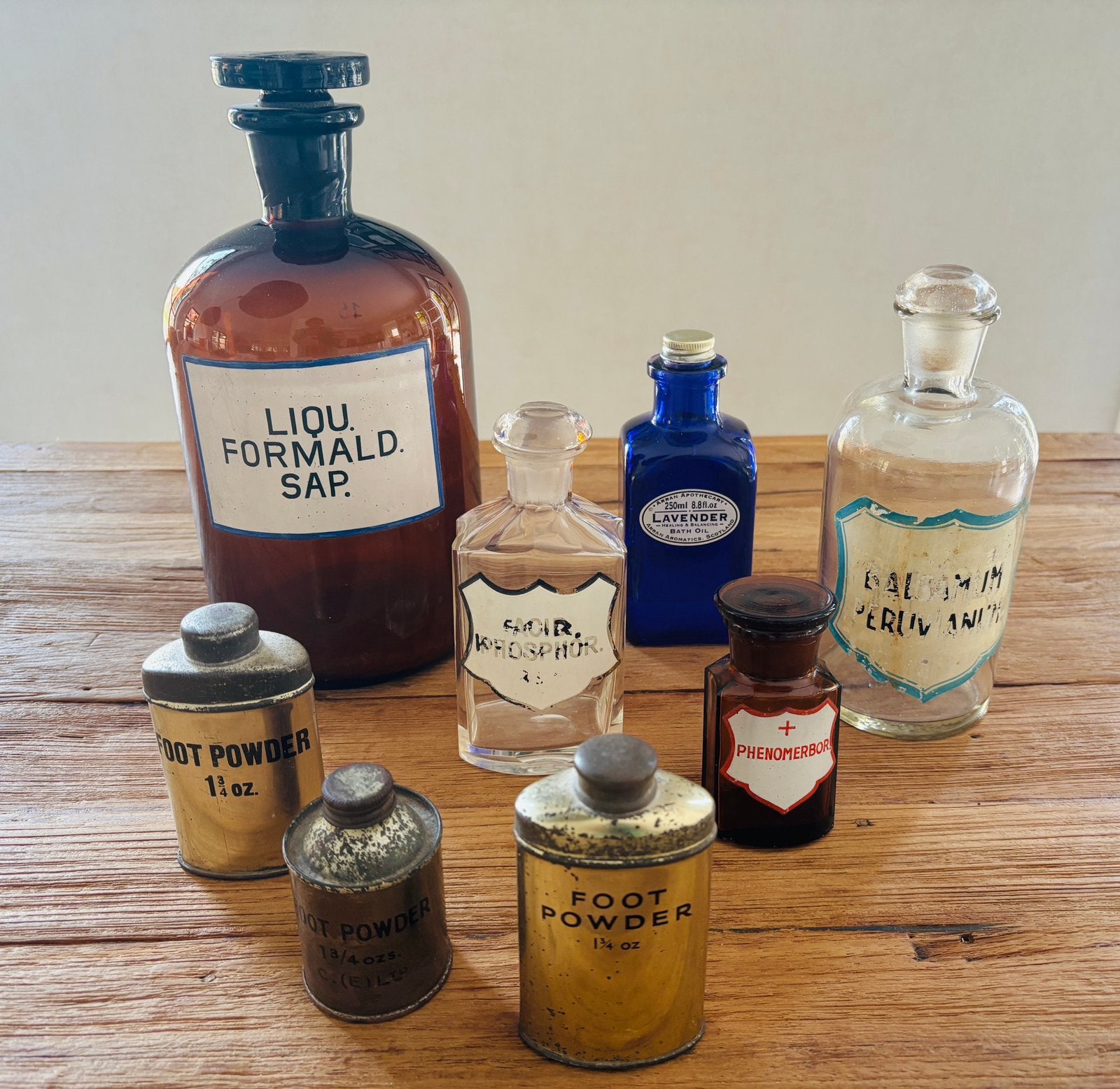 Vintage apotheek set, Ophalen