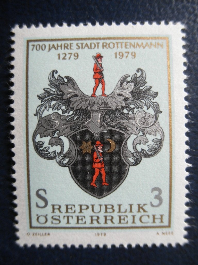 Postzegels Oostenrijk 1979 wapenschild - cw. 1,20 postfris., Ophalen of Verzenden, Gestempeld