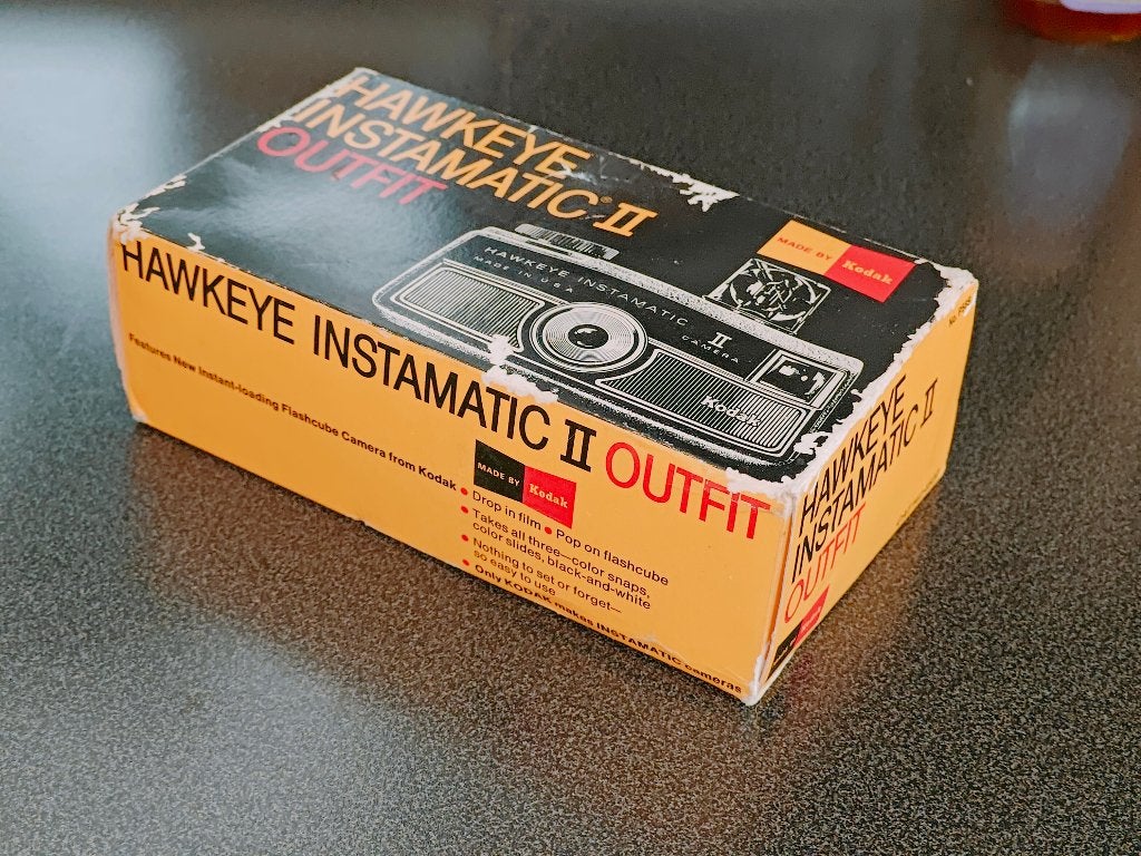 Kodak Hawkeye Instamatic II met originele verpakking, Verzamelen, Fotografica en Filmapparatuur, Ophalen of Verzenden, Voor 1940