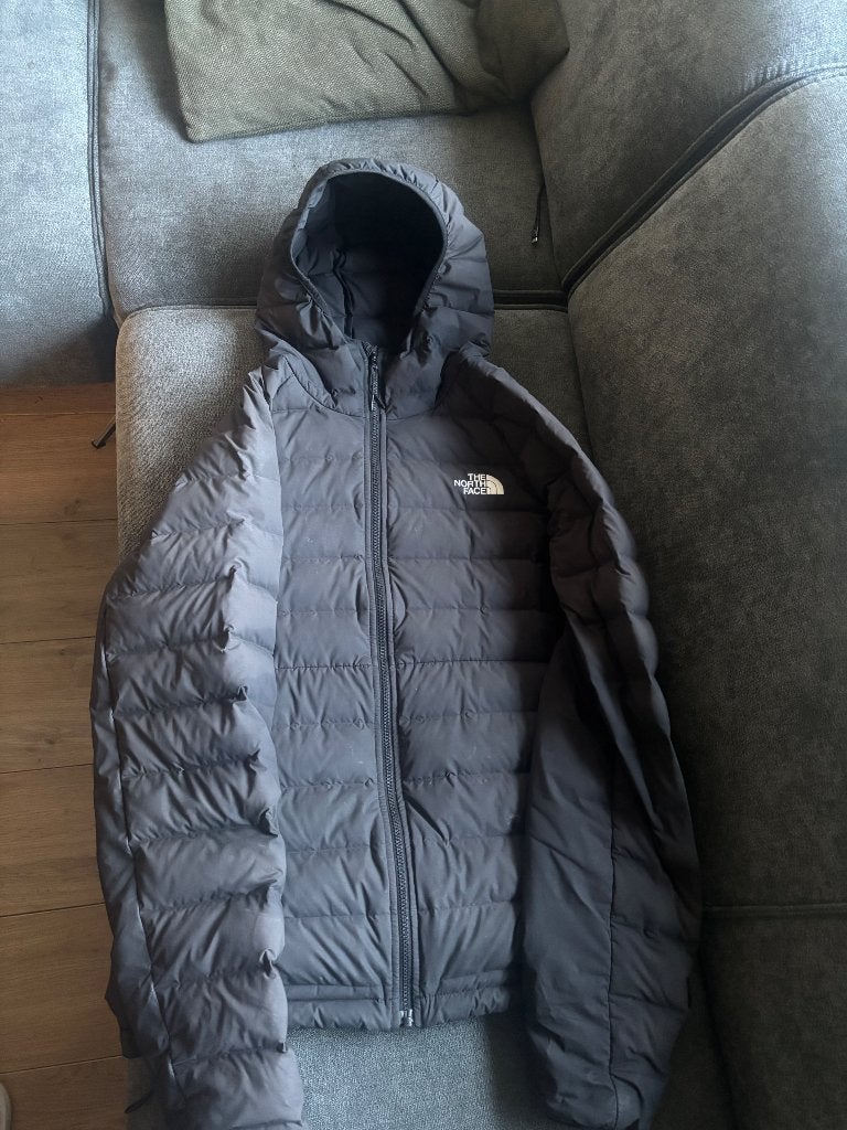 The North Face Stretch Down jas, Ophalen, Maat 52/54 (L), Zwart, Gedragen