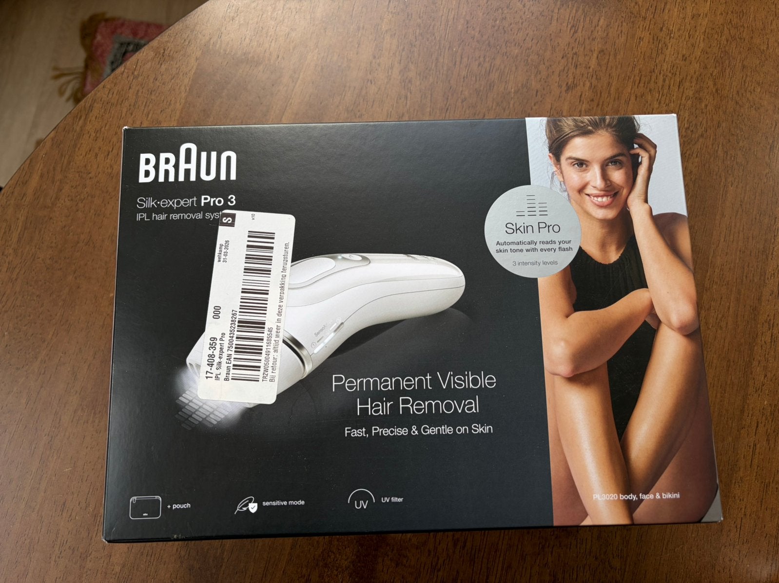 Braun Silk Expert Pro 3 - Helemaal nieuw!, Ophalen of Verzenden, Nieuw, Scheren en Epileren