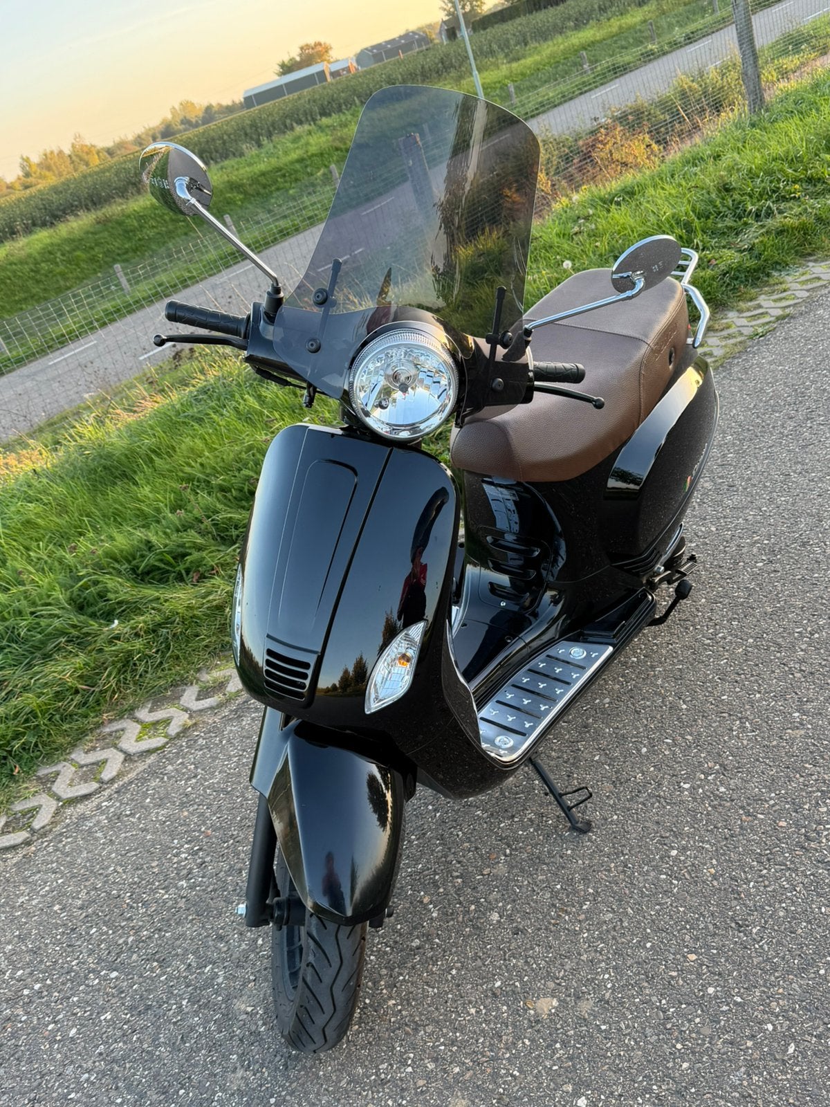 Senzo Riva Deluxe Snorscooter  🛵, Ophalen, Zo goed als nieuw, Benzine, Vespa