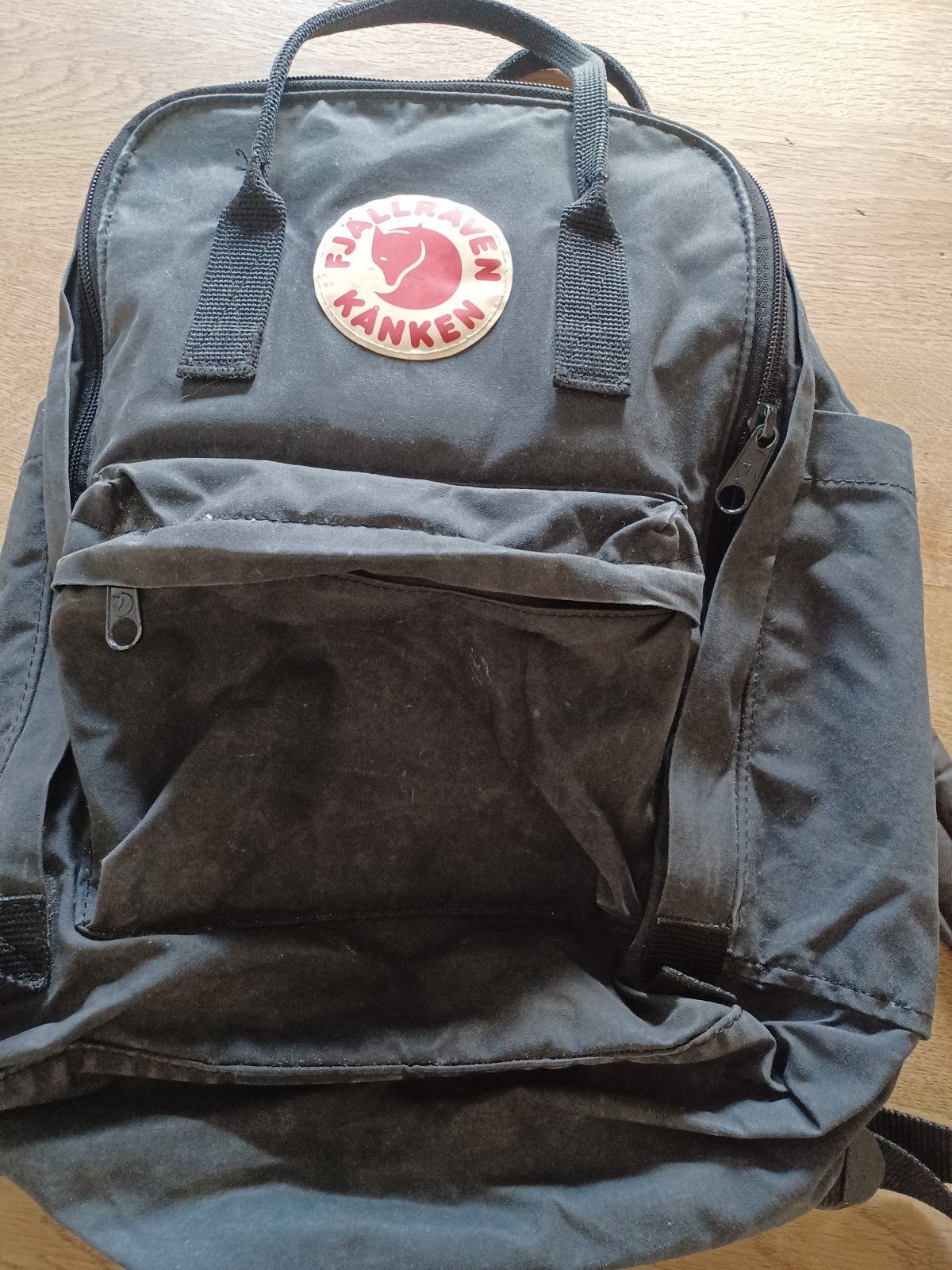 Fjallraven Kanken schooltas zwart 16 liter, 25 tot 40 cm, Waterdicht, 30 tot 45 cm, Ophalen