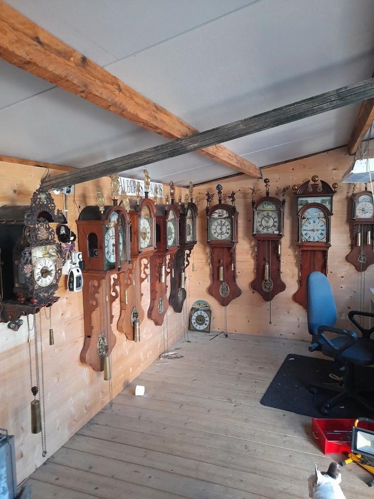Antieke friese staartklok 9 stuks, Ophalen of Verzenden