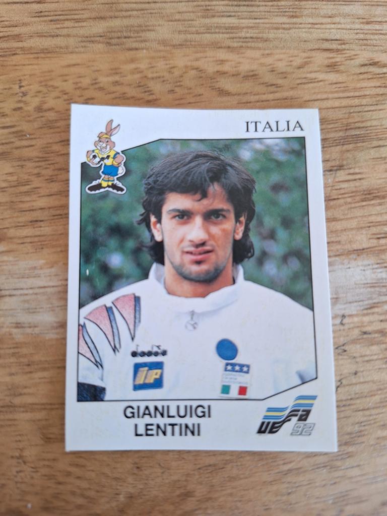 Voetbaplaatje panini euro 92, Ophalen of Verzenden, Zo goed als nieuw, Buitenlandse clubs, Poster, Plaatje of Sticker