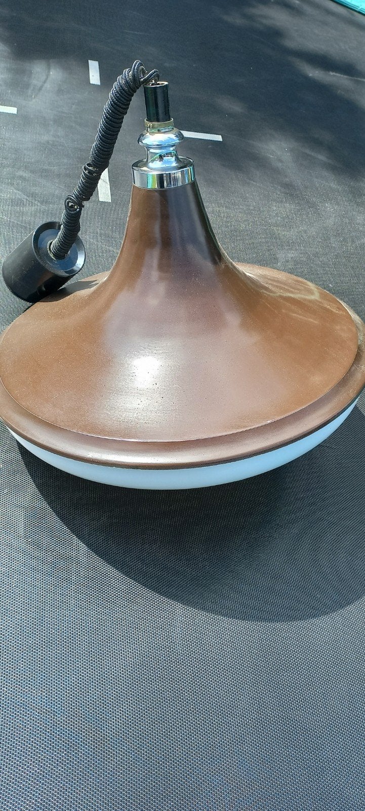 Te koop Space Age lamp jaren 60/70, Gebruikt, Overige fittingen, Ophalen of Verzenden, Metaal