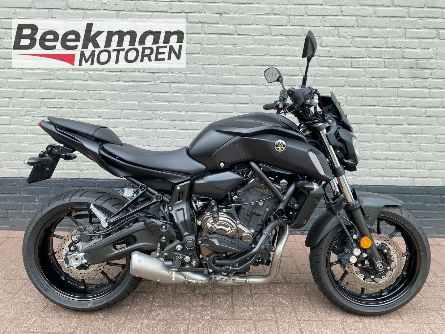 YAMAHA MT07 TECHBLACK (bj 2019) 18,344KM MT 07 / NL / Eerste, Motoren, 2 cilinders, Motorrijbewijs A, Bedrijf, Onbekend