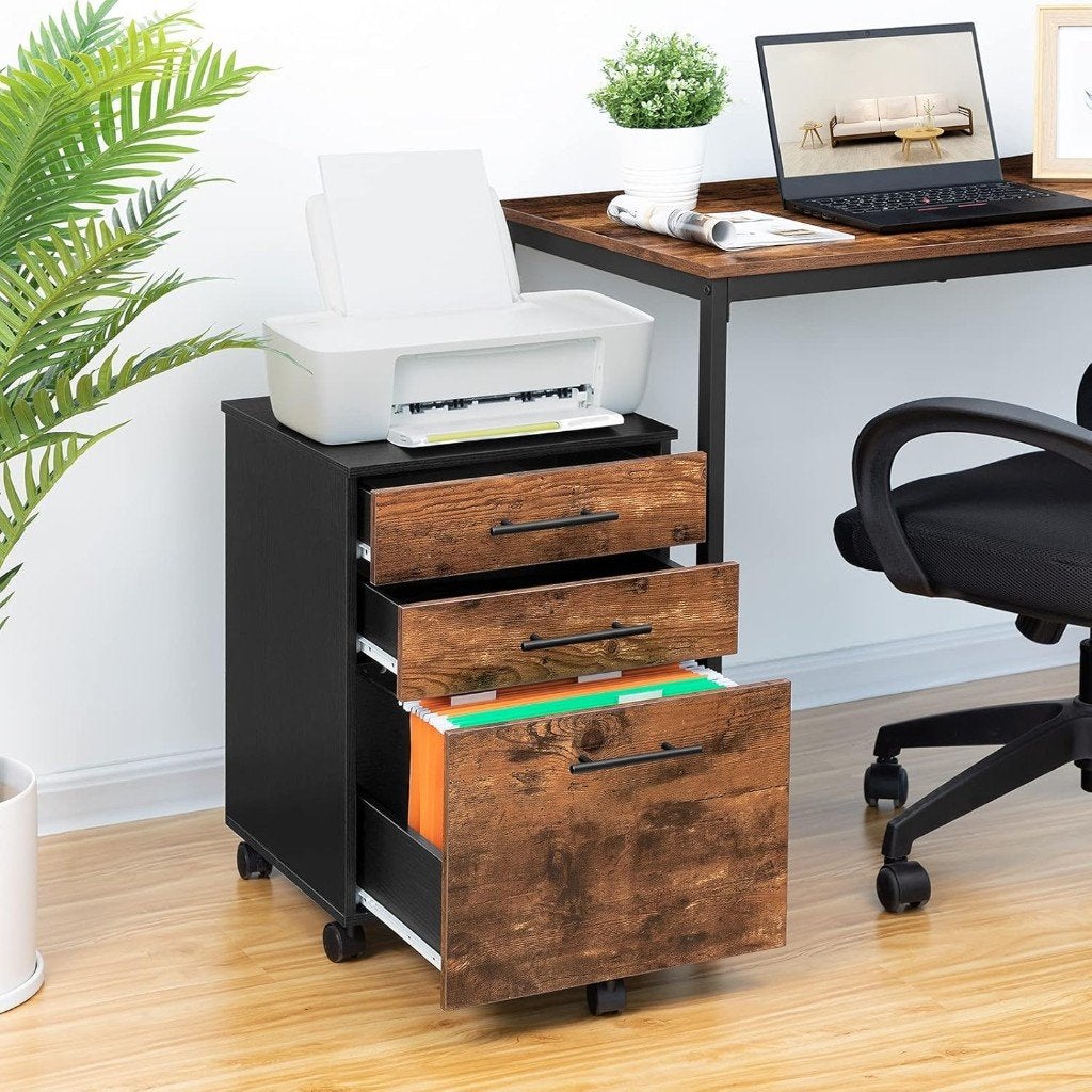 Laden Archiefkast –Rolcontainer voor Onder Bureau-404057cm, Minder dan 50 cm, Ophalen of Verzenden, Zo goed als nieuw, 3 of 4 laden