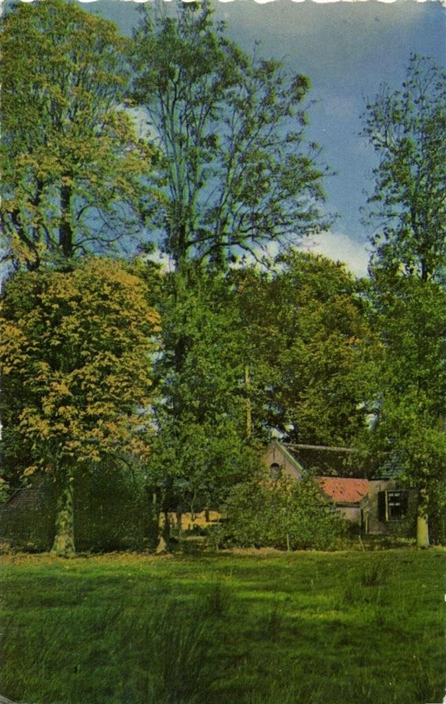 Groeten uit Otterlo - boerderij - 1964 gelopen, Ophalen of Verzenden, 1960 tot 1980, Gelopen, Gelderland