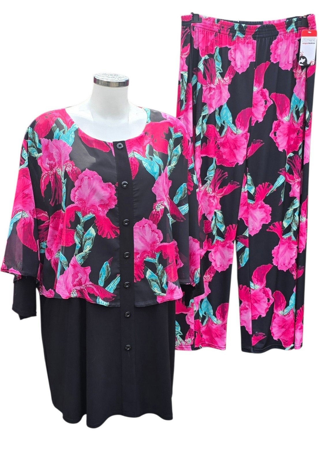 Nieuwe Magna set maat 4446, Kleding | Dames, Grote Maten, Ophalen of Verzenden, Nieuw, Zwart