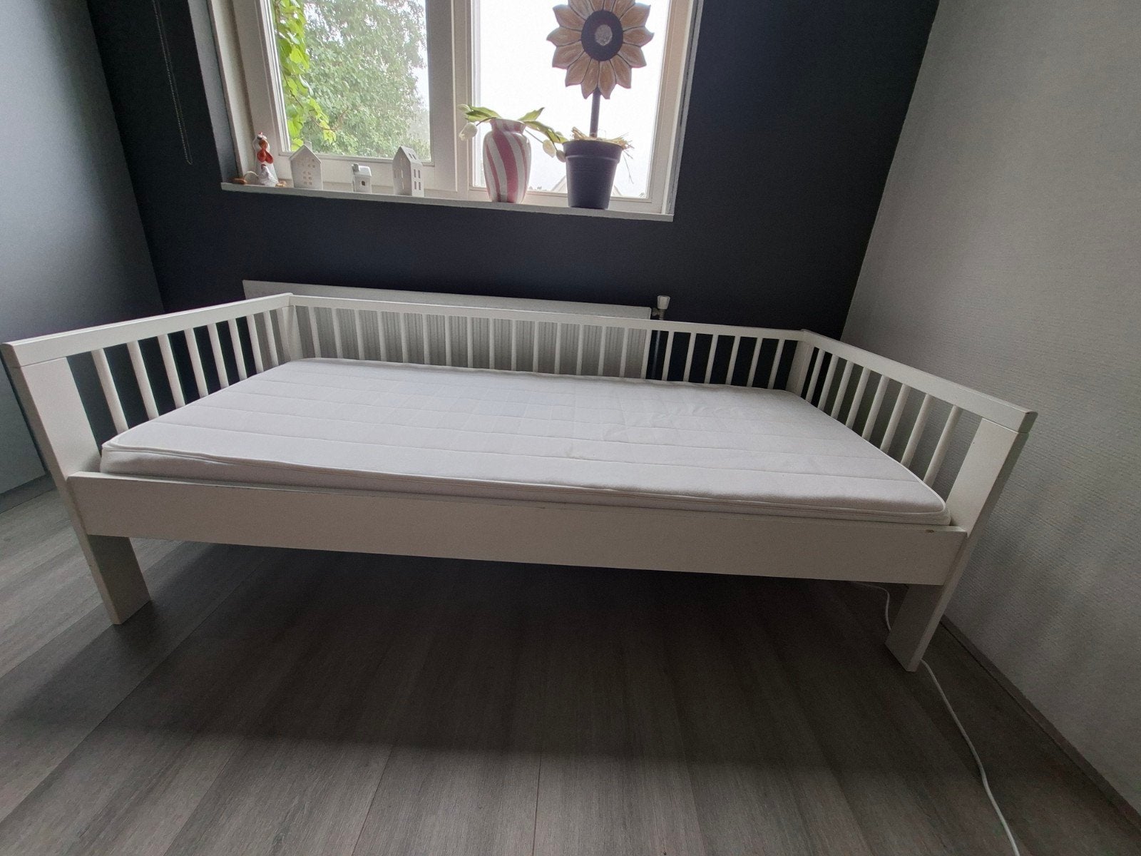 kleuterbed, Kinderen en Baby's, 70 tot 85 cm, Zo goed als nieuw, Matras, 140 tot 160 cm