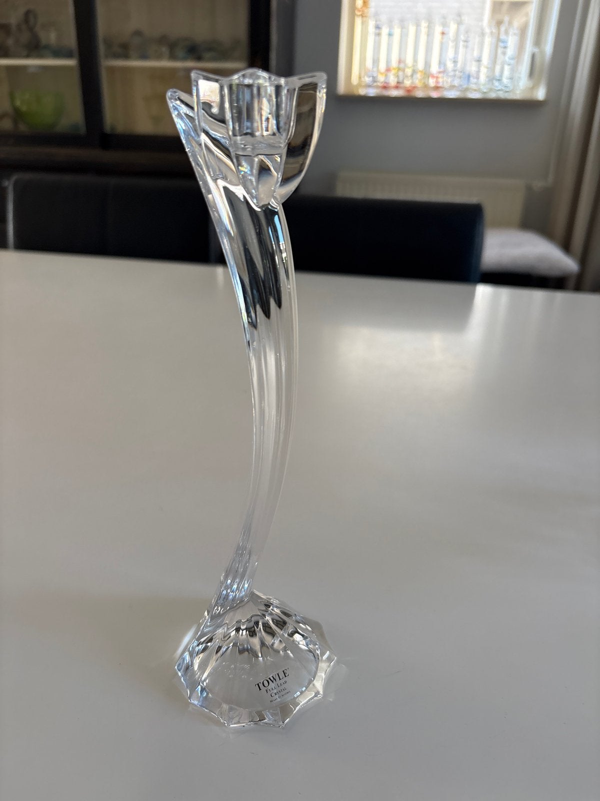 Towle Full Lead Crystal Kandelaar - Made in Austria, Antiek en Kunst, Ophalen of Verzenden, Kristal