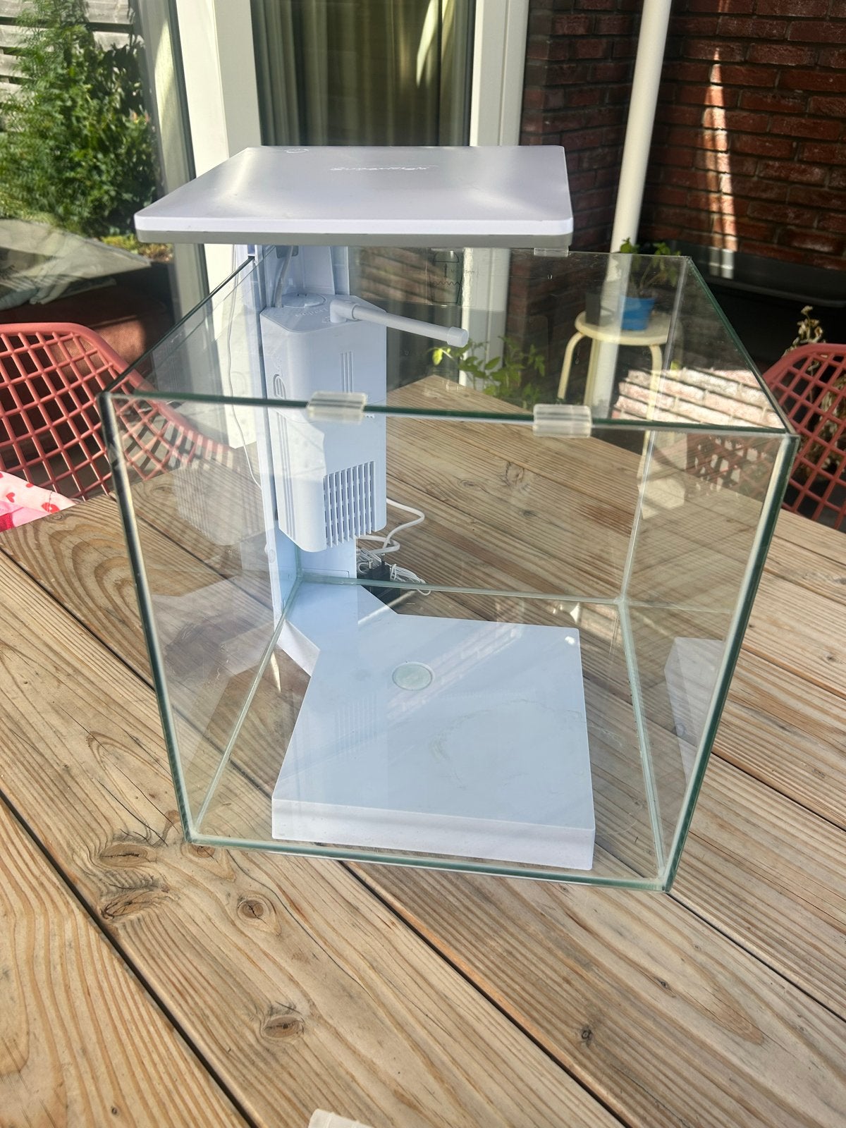 Vissenkom/aquarium, Dieren en Toebehoren, Ophalen, Zo goed als nieuw, Leeg aquarium