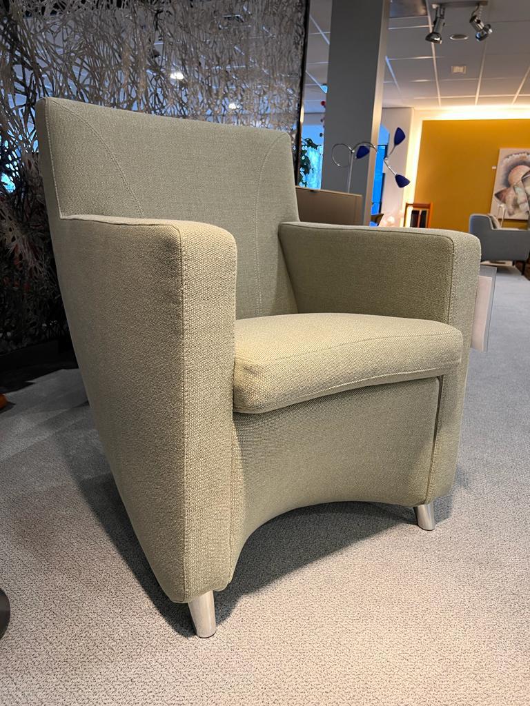 Nieuw Leolux Dolcinea Fauteuil Stof Prairie Design stoel, Huis en Inrichting, Leolux, Nieuw, 75 tot 100 cm, Ophalen of Verzenden