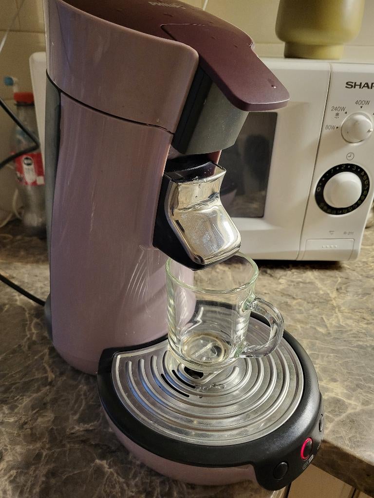 Philips Senseo kleur Lila, Koffiepads en cups, Koffiemachine, Ophalen of Verzenden, Zo goed als nieuw