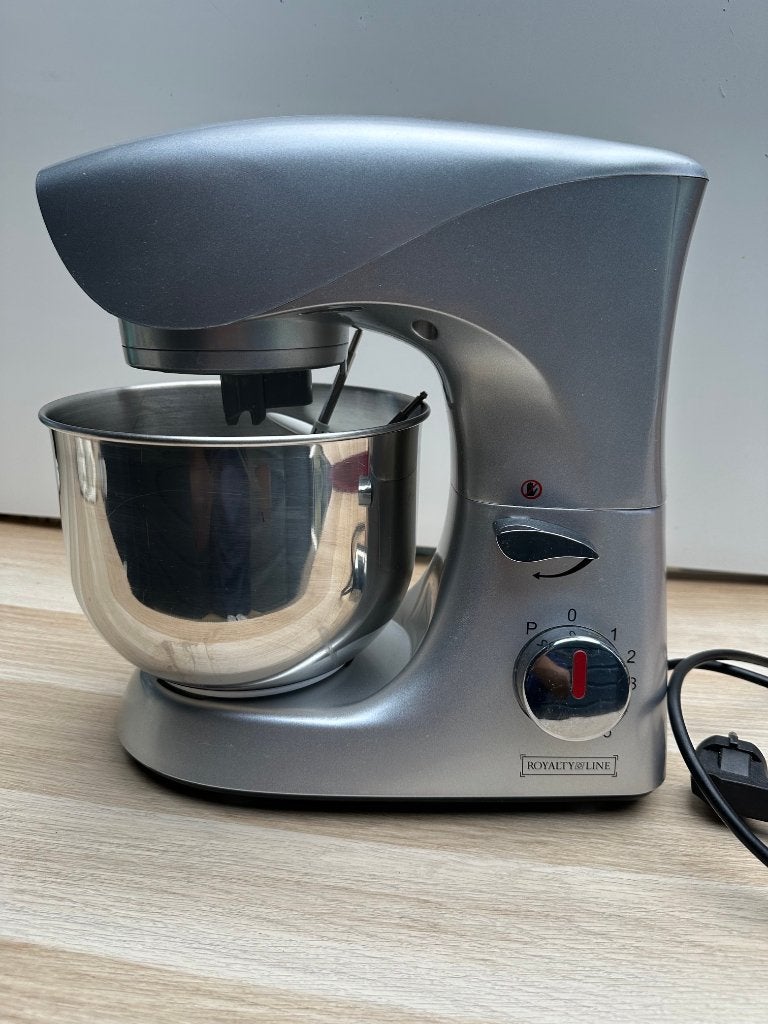 Royalty Line keukenmachine PKM-1400.5 –compleet & werkt goed, 4 liter of meer, Ophalen, Gebruikt, 3 snelheden of meer