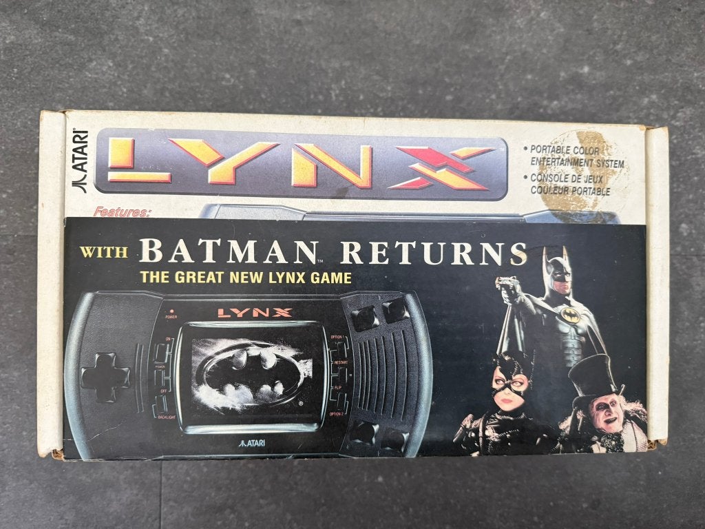 Atari Lynx Batman Returns, Spelcomputers en Games, Verzenden, Zo goed als nieuw, Zonder controller, Atari Lynx